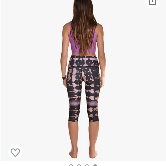 COPY - teeki, Women's Capri, Cusco Rambler Pattern - Picture 4 of 7